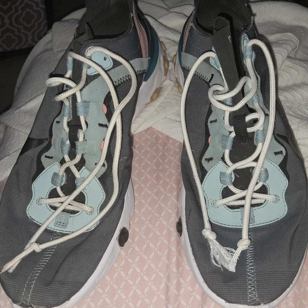 Nike React Element 55 Sneakers Ocean Cube Colorway